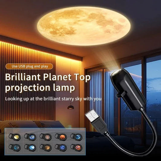 Galaxy Star Projector Night Light With Lenz Multiple